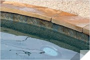 Pool tile and coping detail