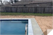 Pool edge and decking